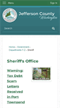 Mobile Screenshot of jeffersonsheriff.org